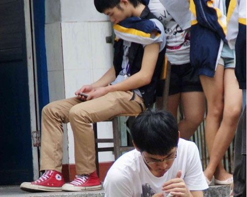 桂林陽朔中學采用GC-1001手持金屬探測器開展手機搜查大戰